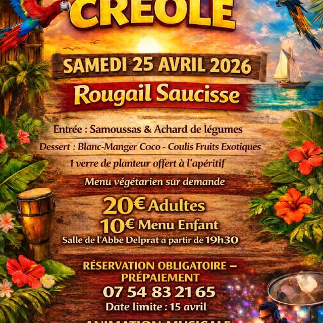 Soirée créole - Saint-Geniès