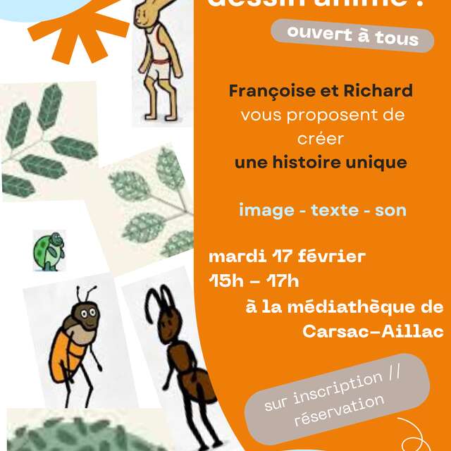 Atelier créatif – Crée ton dessin animé