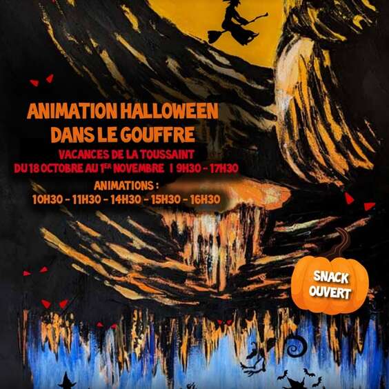 Halloween au Gouffre de Proumeyssac