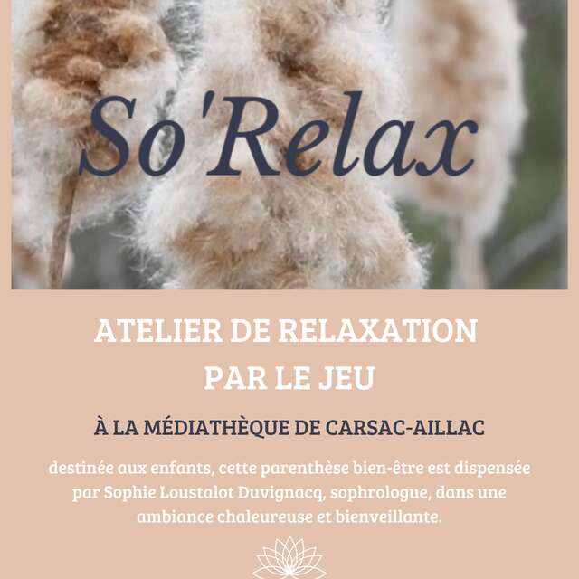 So'Relax : Atelier de relaxation par le jeu