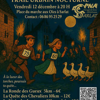Trail urbain nocturne