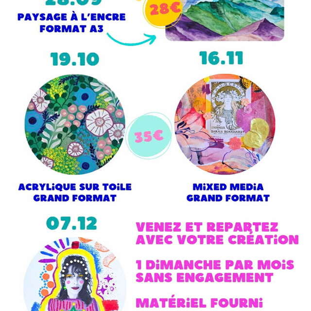 Ateliers Art multi-techniques
