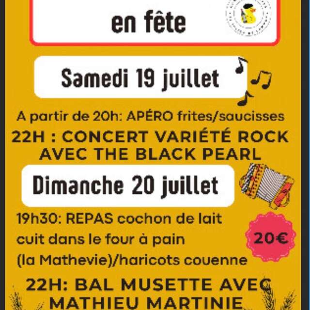 St-julien de lampon en fête