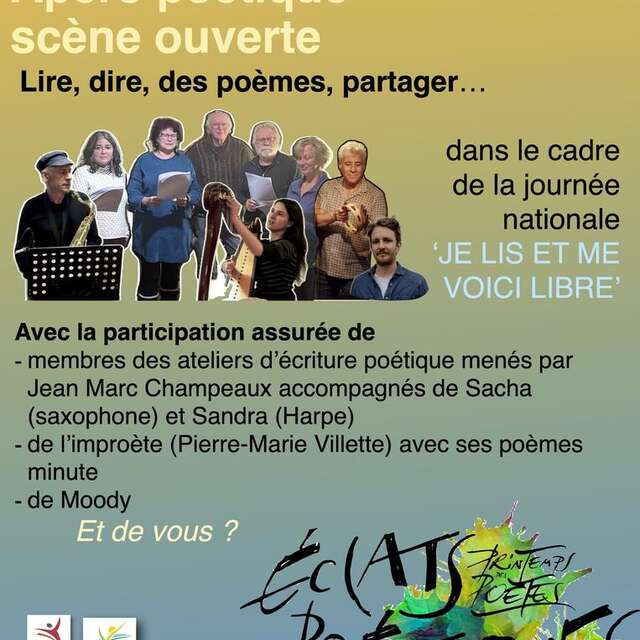 Apéro Poétique  Scène Ouverte