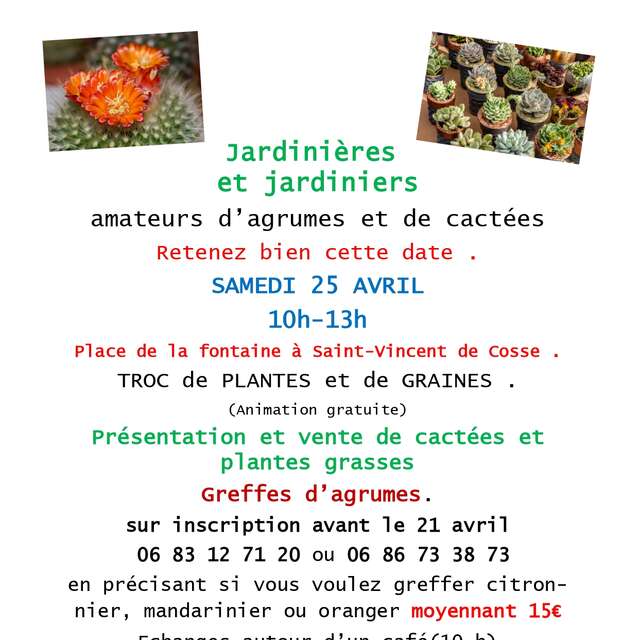 Troc de Plantes / Graines