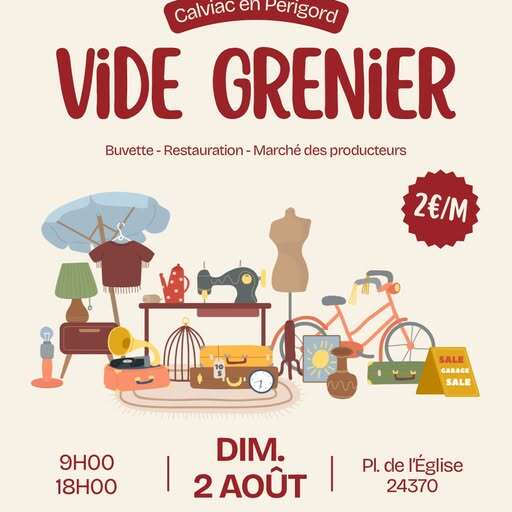 Vide-grenier Calviac-en-Périgord