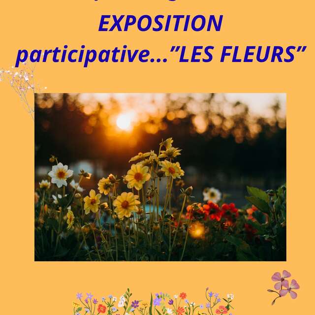 EXPOSITION À LA BIBLIOTHÈQUE DE CHANAC : LES FLEURS