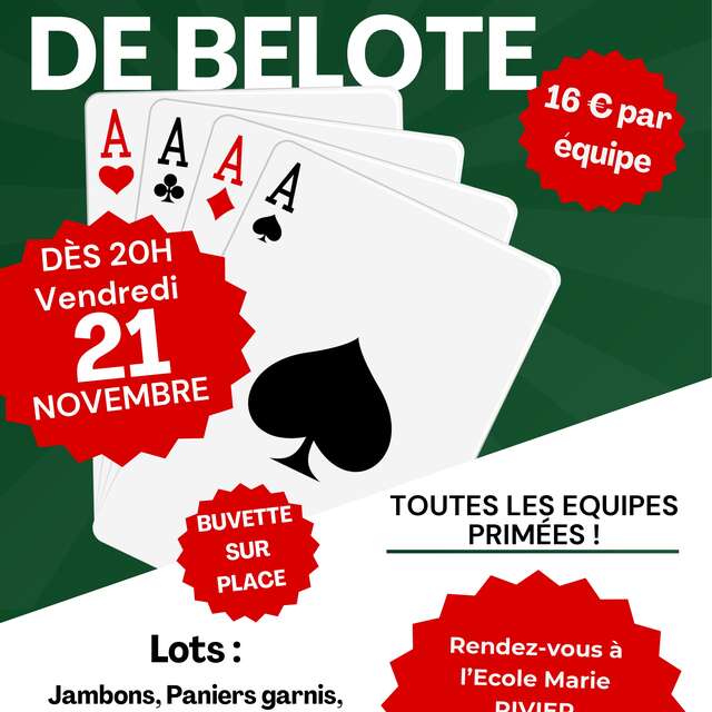 CONCOURS DE BELOTE