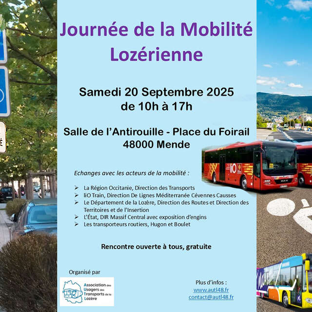 LA JOURNÉE DE LA MOBILITÉ LOZÉRIENNE