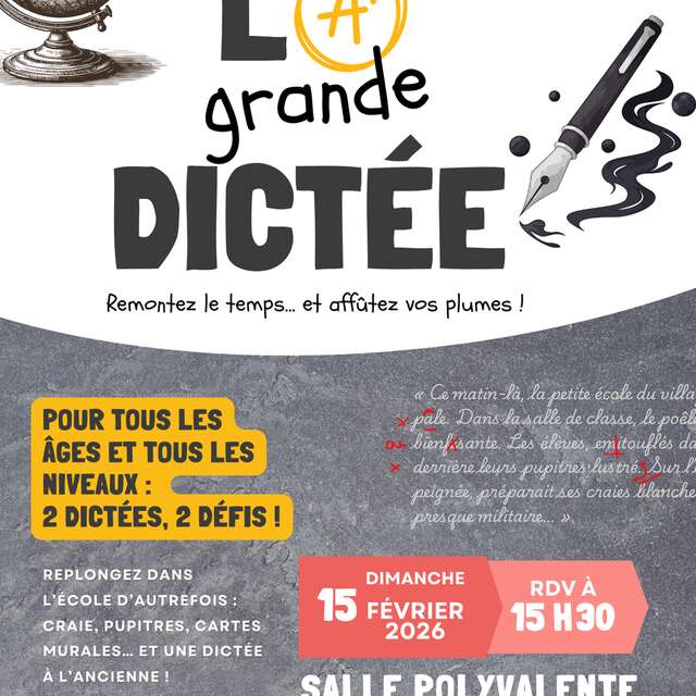 LA GRANDE DICTÉE