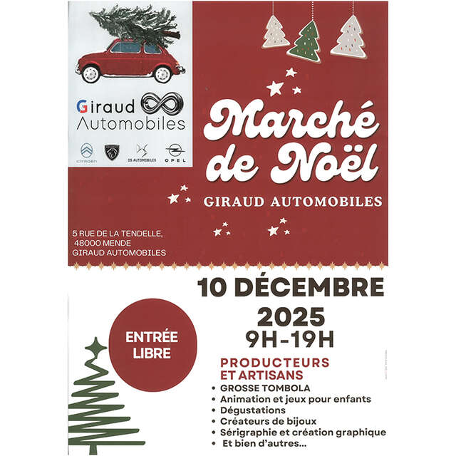 MARCHÉ DE NOËL GIRAUD AUTOMOBILE