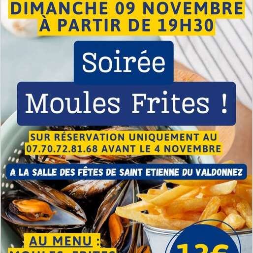 SOIRÉE MOULES-FRITES