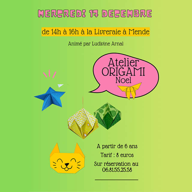 ATELIER ORIGAMI : NOËL