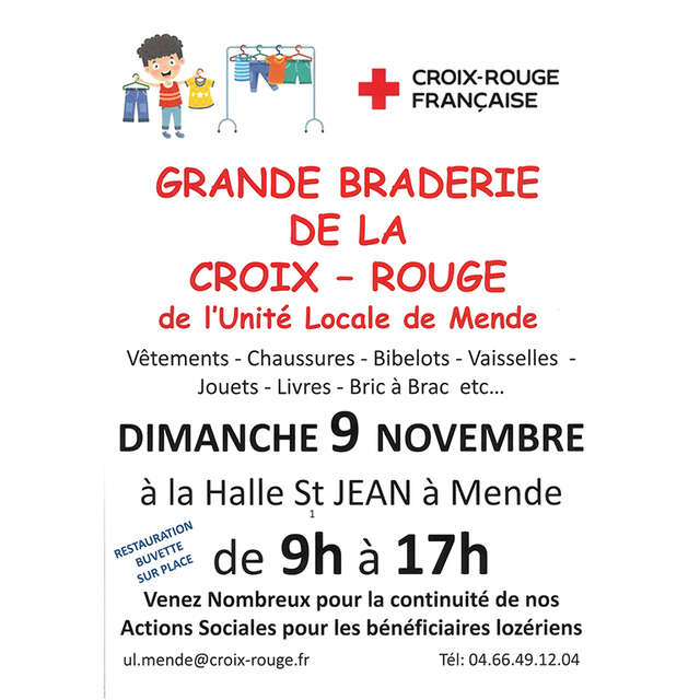 GRANDE BRADERIE DE LA CROIX-ROUGE