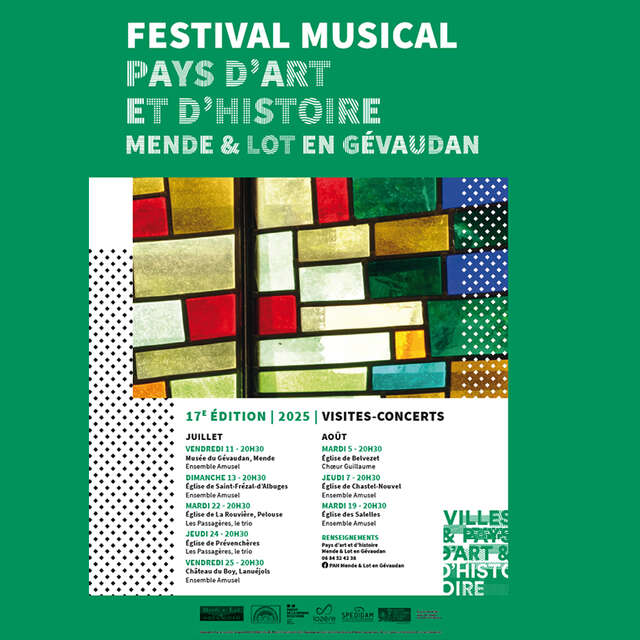 ENSEMBLE AMUSEL DANS LE CADRE DU FESTIVAL MUSICAL DU PAYS D'ART ET D'HISTOIRE