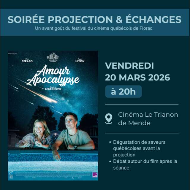 FESTIVAL "VUES DU QUÉBEC" : PROJECTION "AMOUR APOCALYPSE"