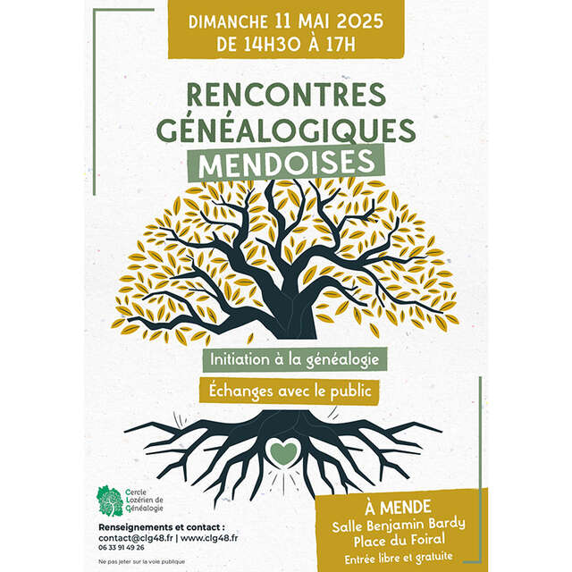 RENCONTRES GÉNÉALOGIQUES MENDOISE