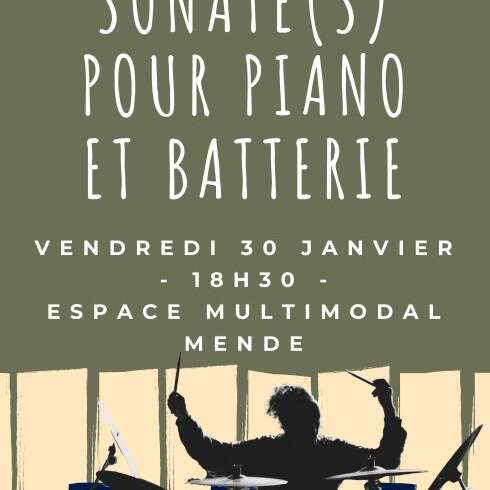 SONATE(S) POUR PIANO ET BATTERIE