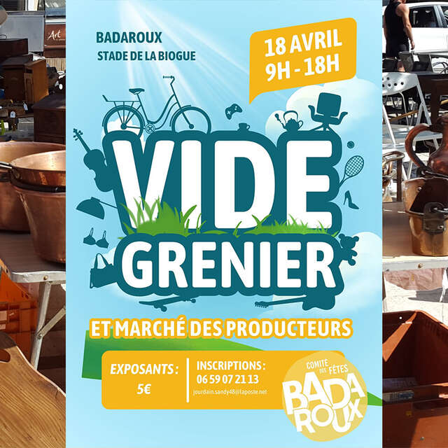 VIDE-GRENIER / MARCHÉ AUX PUCES & MARCHÉ DE PRODUCTEURS