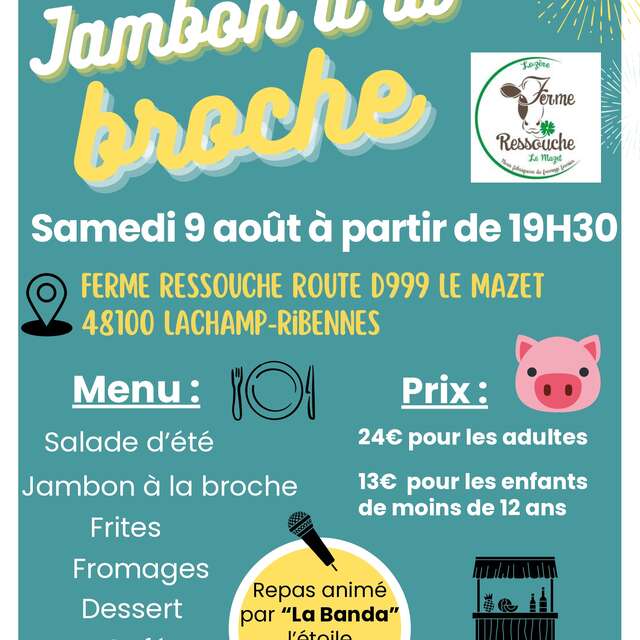 JAMBON À LA BROCHE