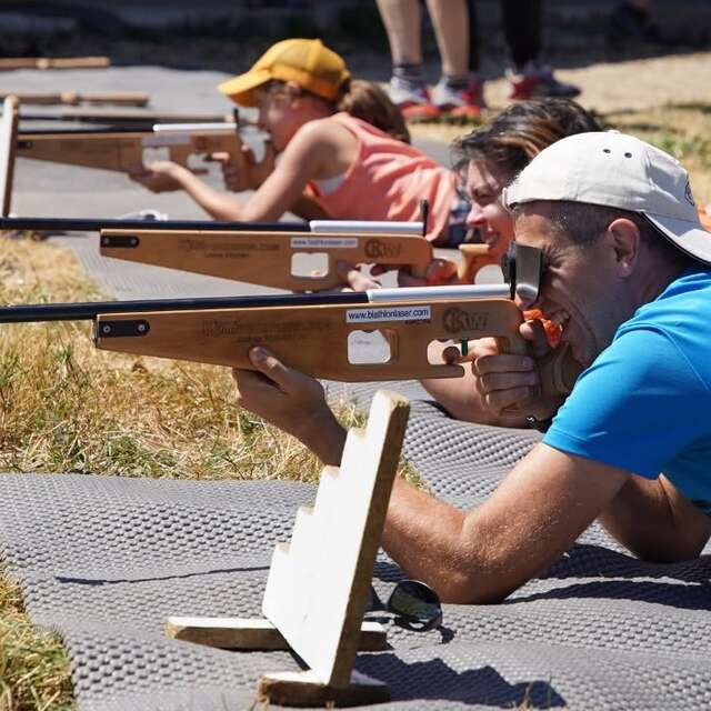 LEVEZ LE PIED SUR LE MONT LOZERE : BIATHLON D'ETE