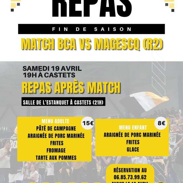 Repas d'après match