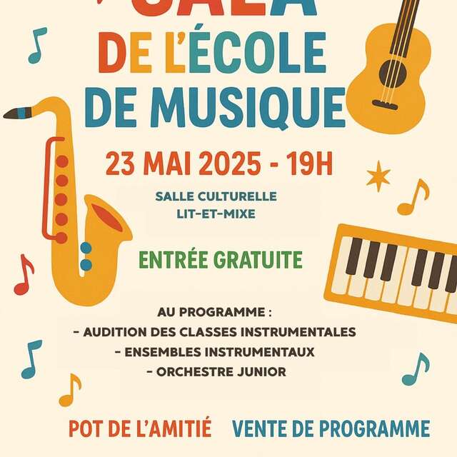Gala de l'école de musique