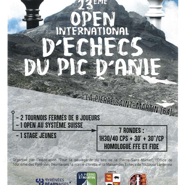 23e Open International d'Echecs du Pic d'Anie