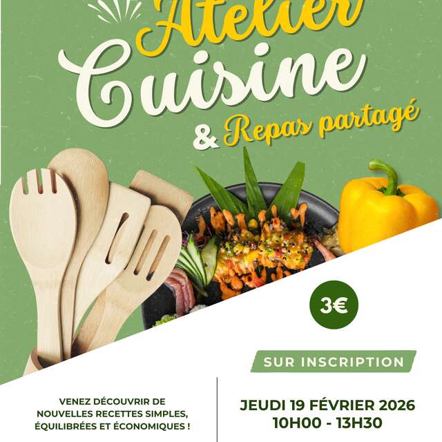 Atelier cuisine & repas partagé