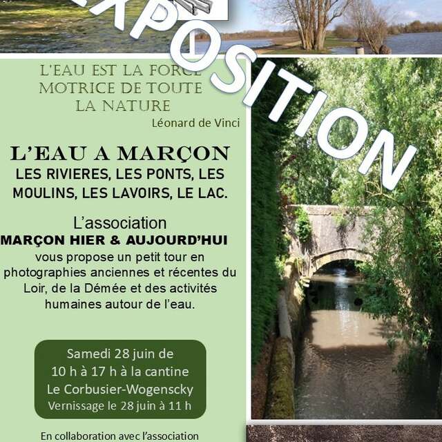 Exposition, l'eau à Marçon