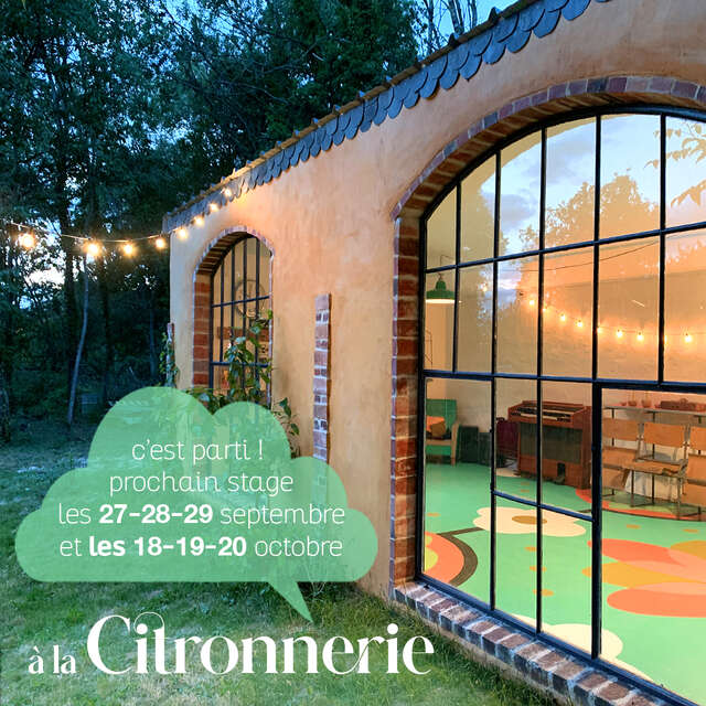 Mobilier peint à la Citronnerie
