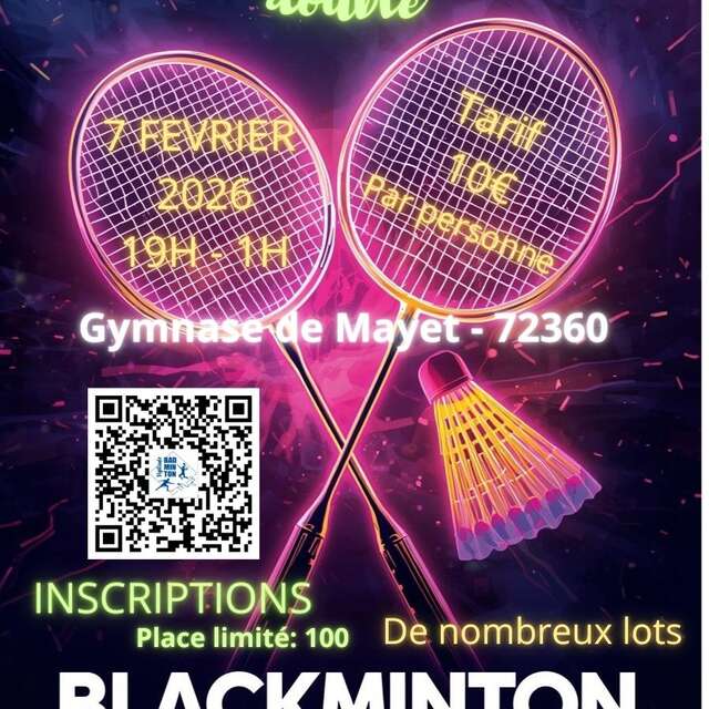 4ème Soirée Blackminton - Fluo