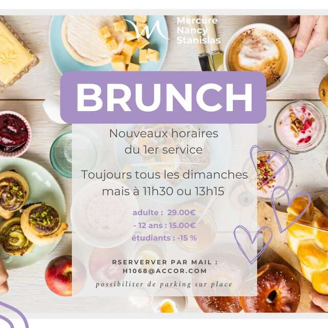 Brunch - Mercure Nancy centre Stanislas