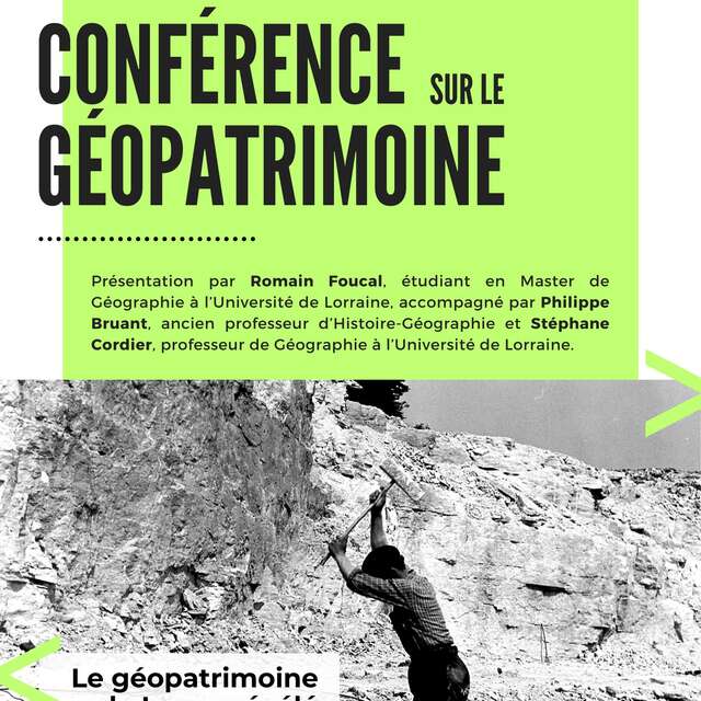 Conférence sur le géopatrimoine