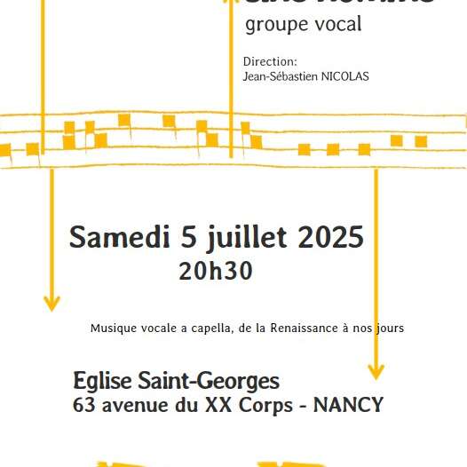 Concert de fin de saison - Ensemble vocal Sine Nomine
