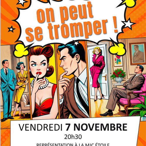 Théâtre - On peut se tromper par la compagnie les Energu'scène