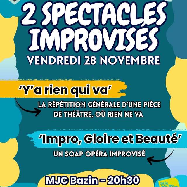 Soirée - Deux Spectacles Improvisés