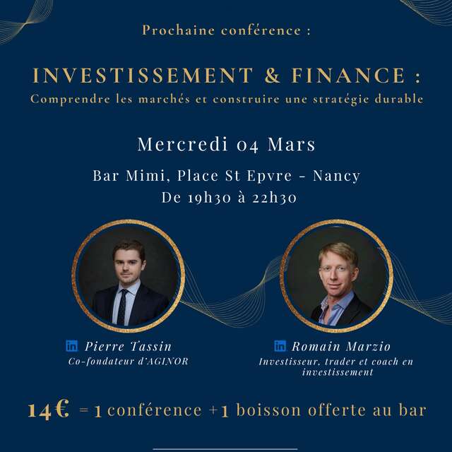Conférence - Le Cercle Event - Comprendre les marchés et construire une stratégie durable