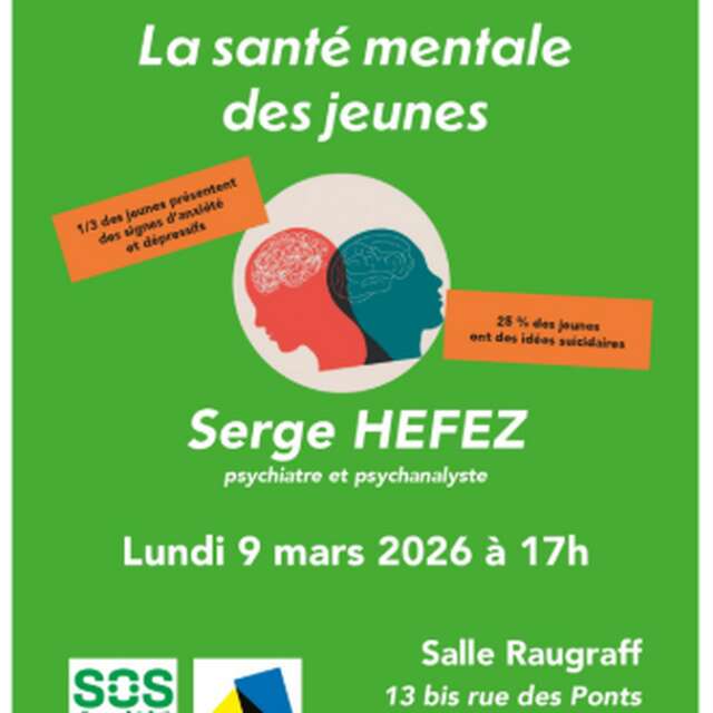 Conférence - Débat - La santé mentale des jeunes