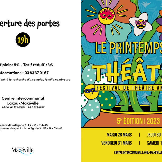 FESTIVAL LE PRINTEMPS DU THÉÂTRE 2023 - CIE INCOGNITO