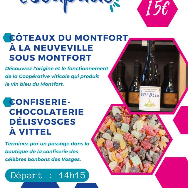 Escapade "musee  du patrimoine et du thermalisme & confiserie delisvosges a vittel"
