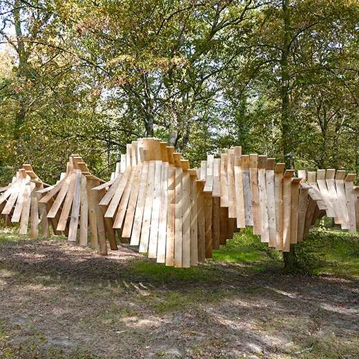 Parcours landart le sentier des chênes