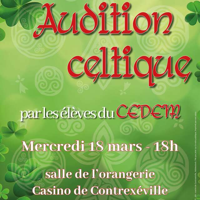 Audition Celtique des élèves du CEDEM