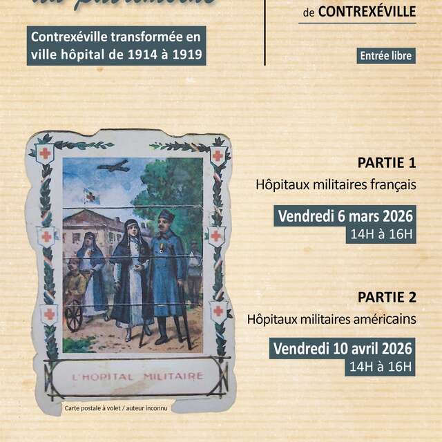 Pause Café du Patrimoine : Contrexéville, ville-hôpital de 1914 à 1919