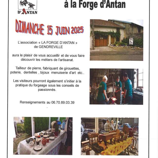Les métiers de l'Artisanat à la Forge d'Antan