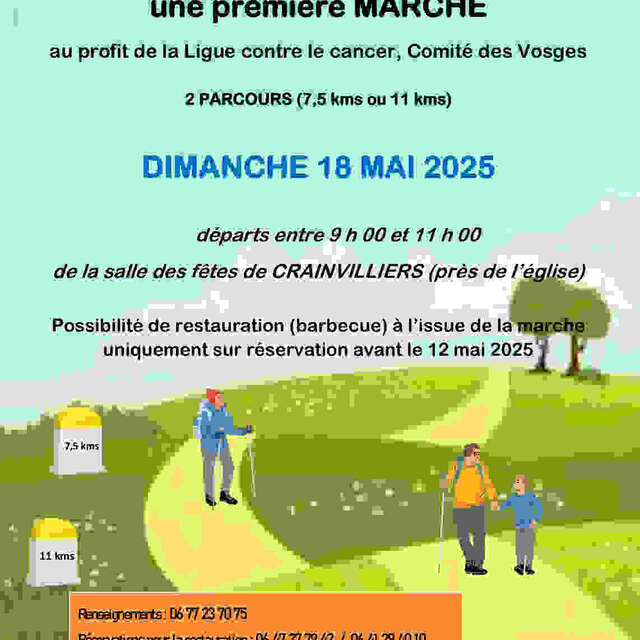 Marche pour la ligue contre le cancer