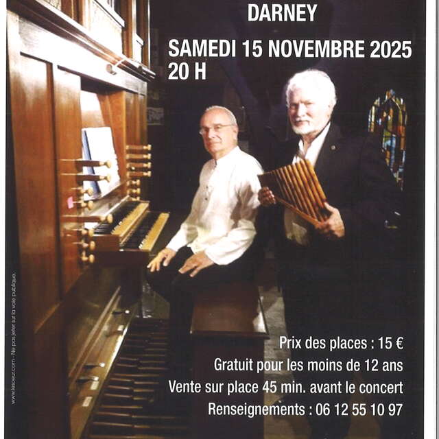 Concert de flûte de pan et d'orgue