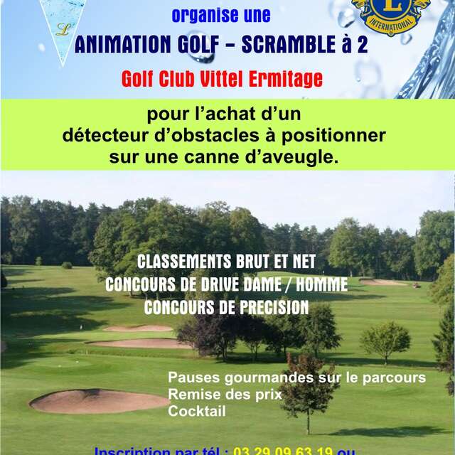 Animation golf - Scramble à deux