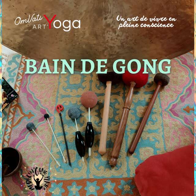 Relaxation de bain de gong