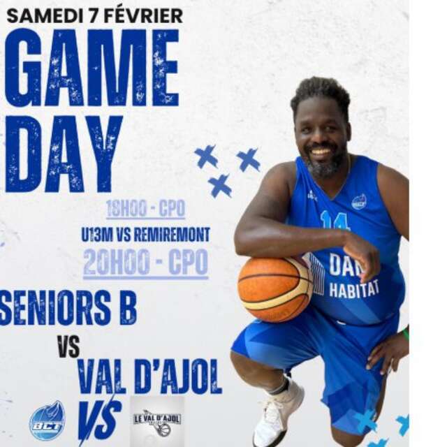 Basket : Matchs U13M vs Remiremont / Seniors B vs Le Val d'Ajol